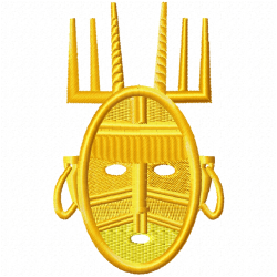 African Masks Embroidery Design 2 African Masks Embroidery Design 2